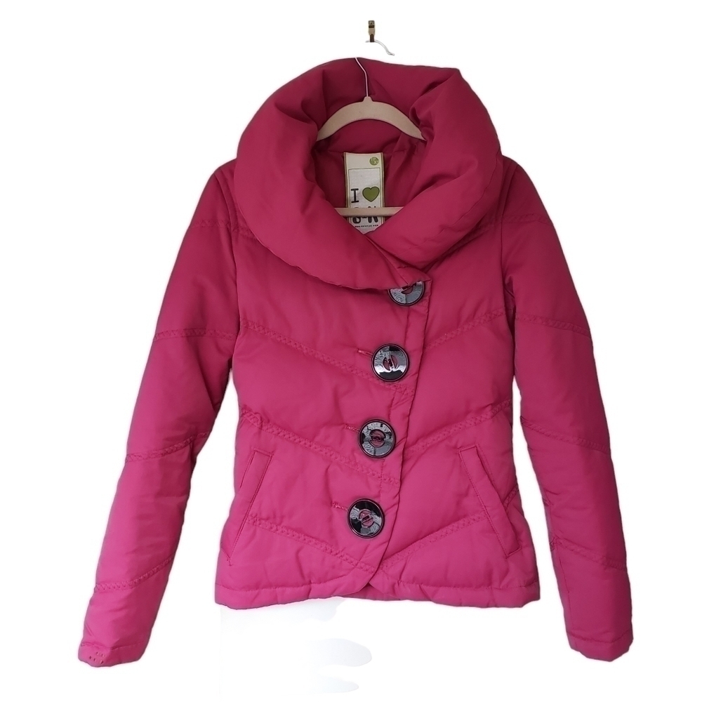 Soia & Kyo Pink Puffer Jacket